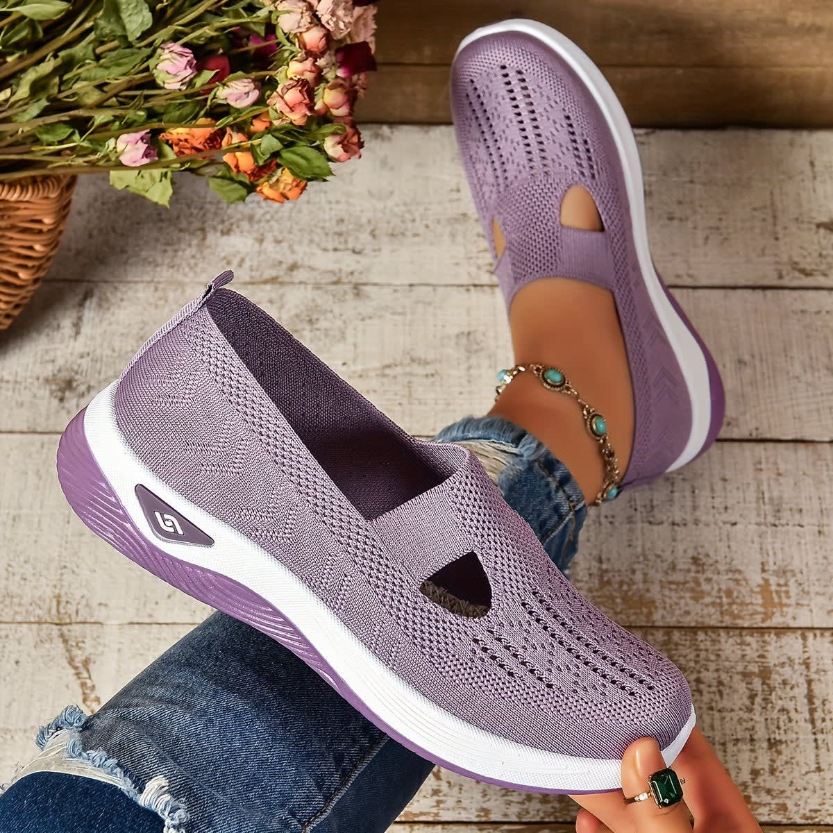 Women's Orthopaedic Slip-On Trainers | Verona_18