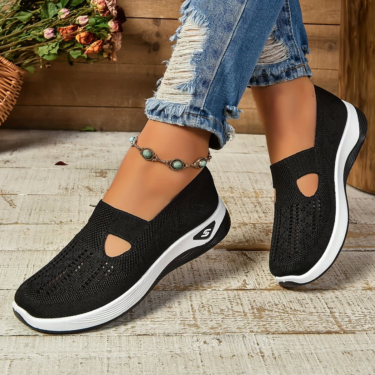 Women's Orthopaedic Slip-On Trainers | Verona_19