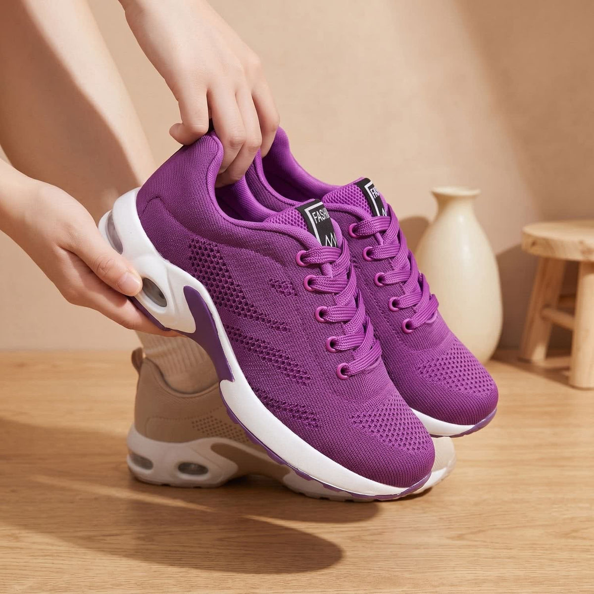 Women's Mesh Air Platform Orthopedic Trainers | Charmaine_7