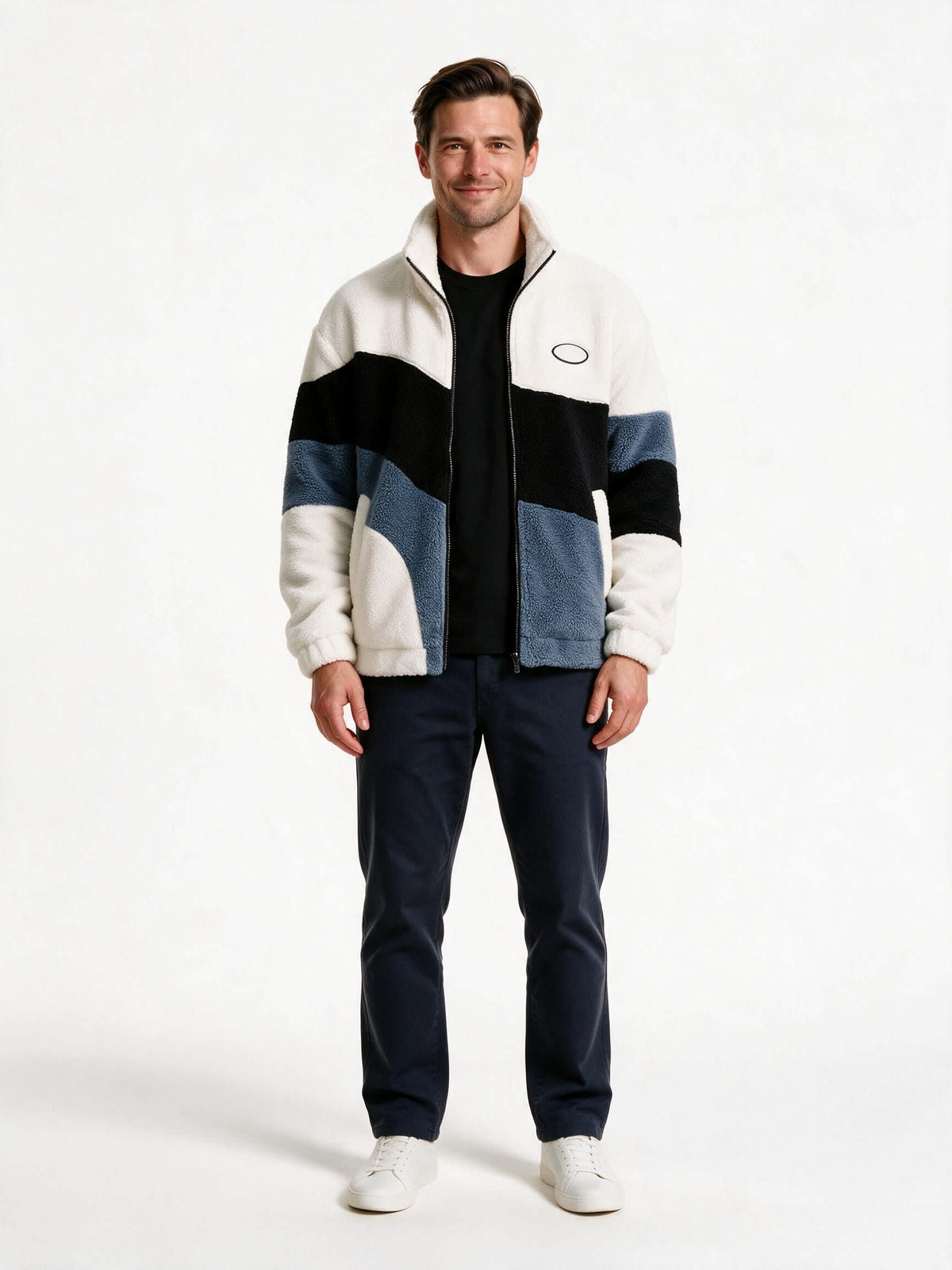 Men's Oversized Sherpa Fleece Jacket | Bernard_3