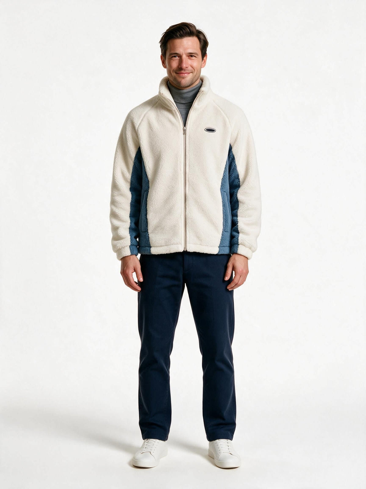 Men's Oversized Sherpa Fleece Jacket | Bernard_4