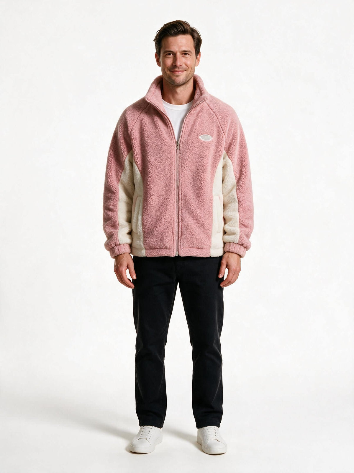 Men's Oversized Sherpa Fleece Jacket | Bernard_5