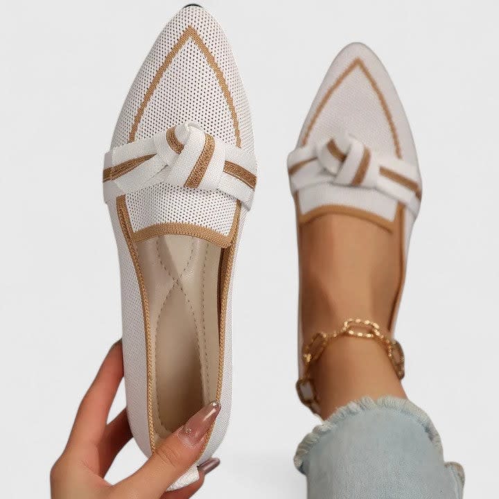 Women's Pointed Toe Knot Orthopedic Loafers | Jacinta_2