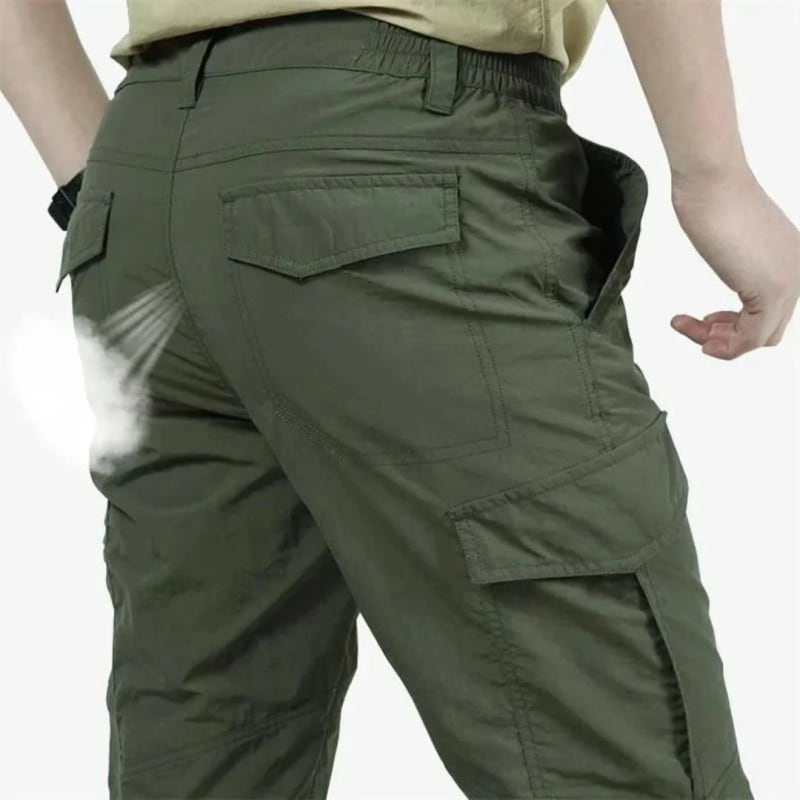 Men's Cotton Cargo Trousers | Eachann_1
