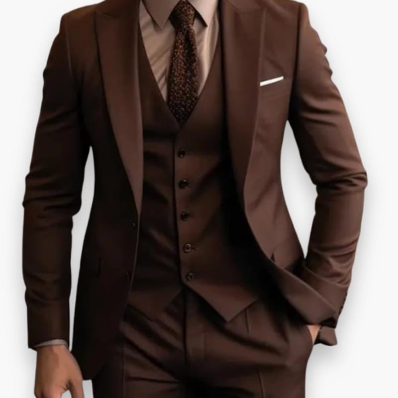 Men's Slim Fit Three Piece Suit | Eamon_1
