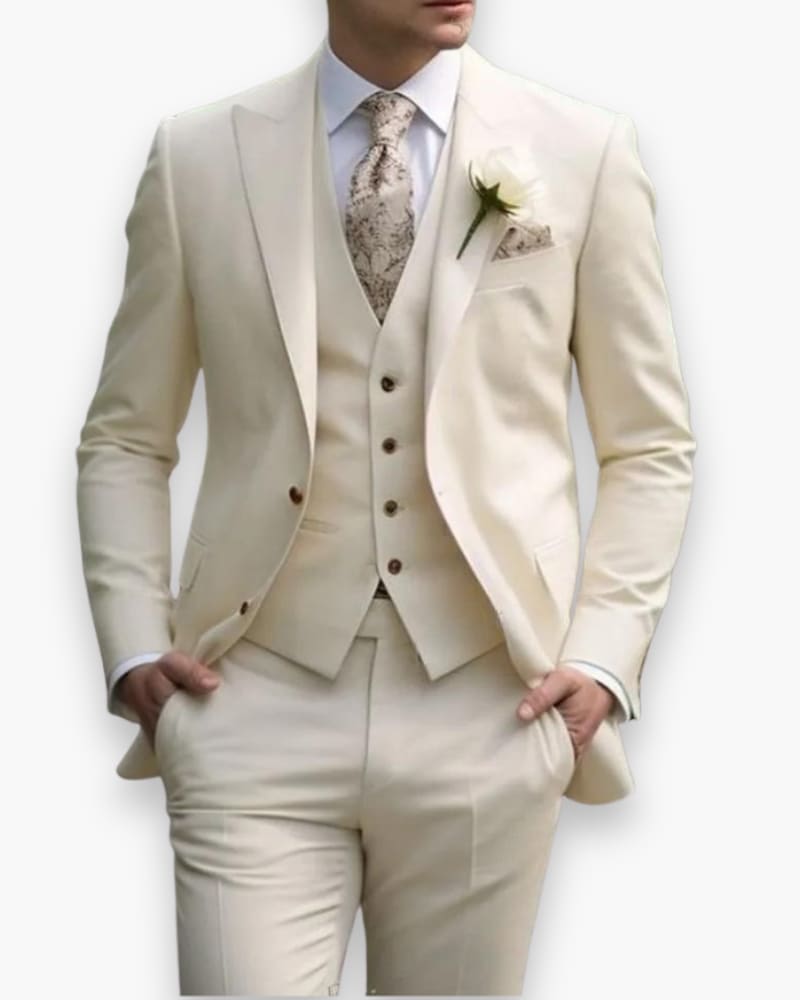 Men's Slim Fit Three Piece Suit | Eamon_11