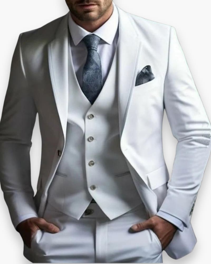 Men's Slim Fit Three Piece Suit | Eamon_13