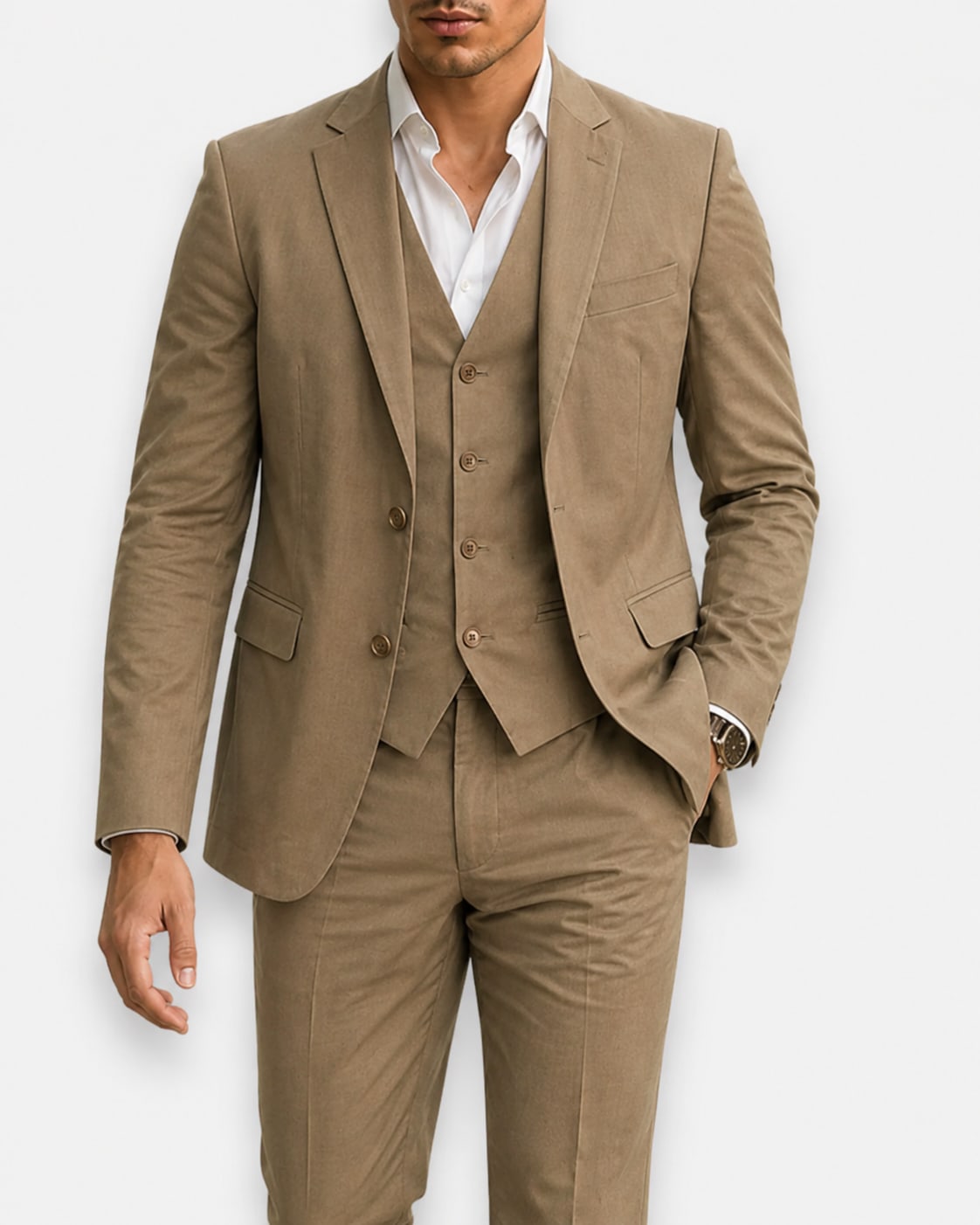 Men's Slim Fit Three Piece Suit | Eamon_14