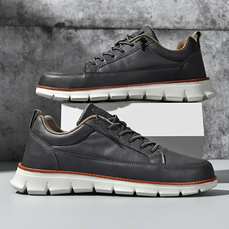 Men’s Genuine Leather Everyday Sneakers | Flynn