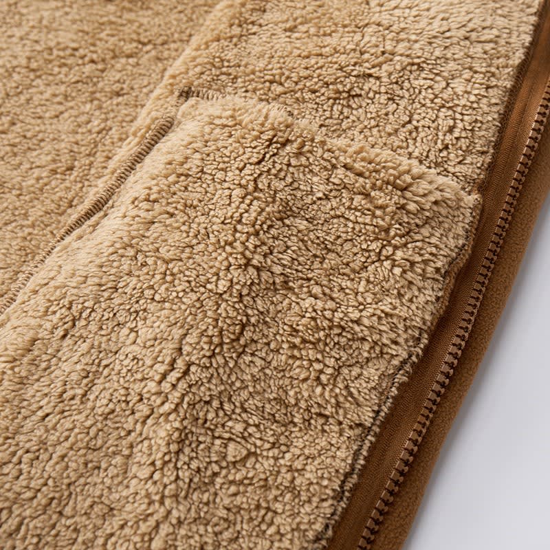 Men's Sherpa Lined Fleece Jacket | Brendan_12