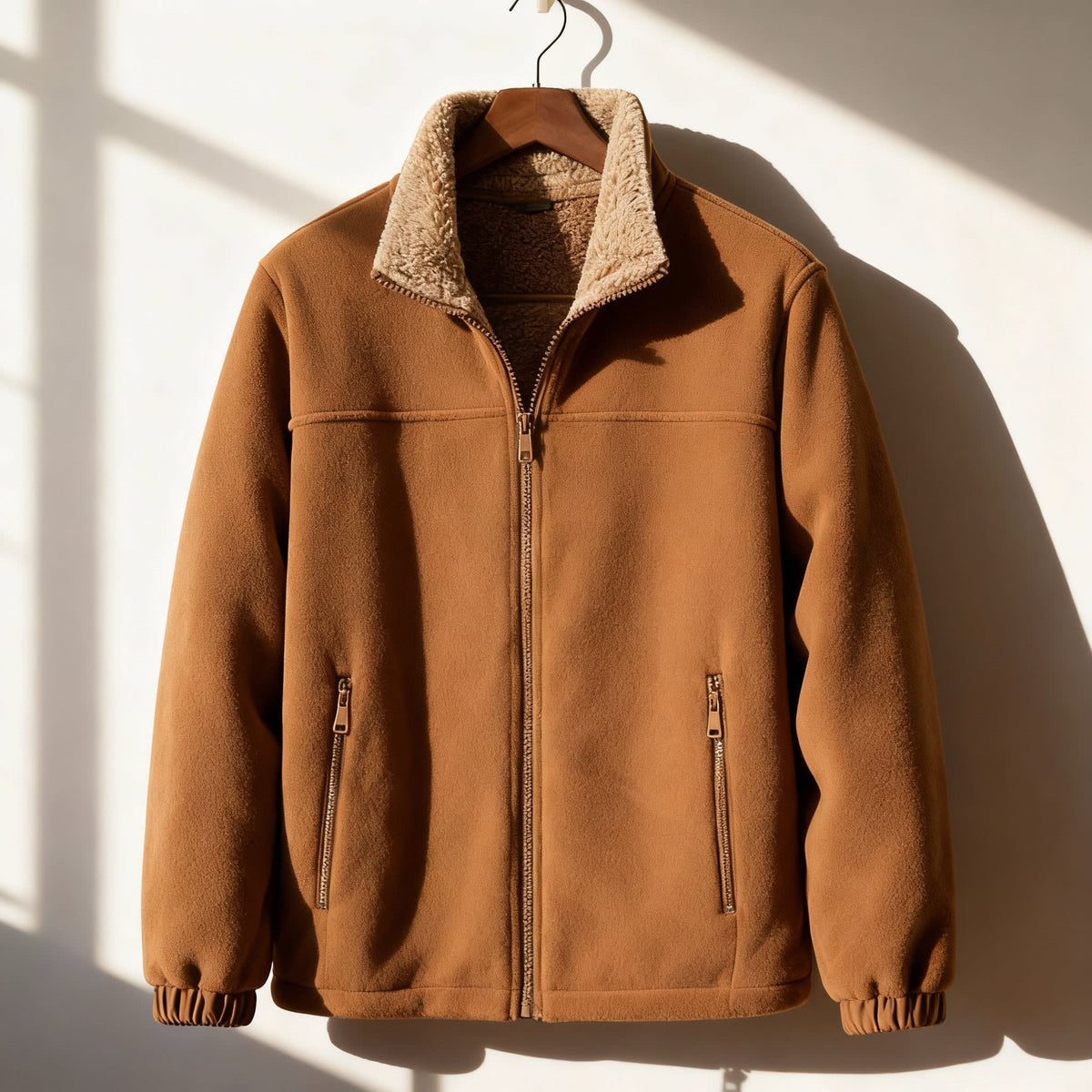 Men's Sherpa Lined Fleece Jacket | Brendan_8
