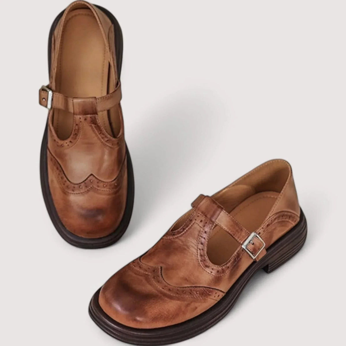 Women's Brogue Mary Jane Orthopedic Shoes | Livvy_3