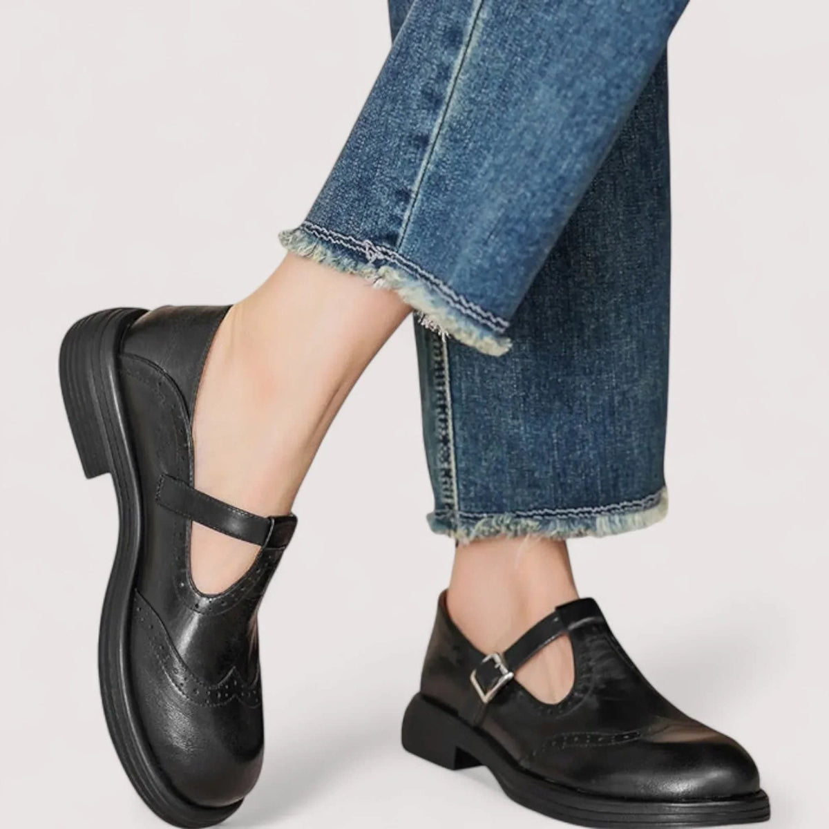 Women's Brogue Mary Jane Orthopedic Shoes | Livvy_5