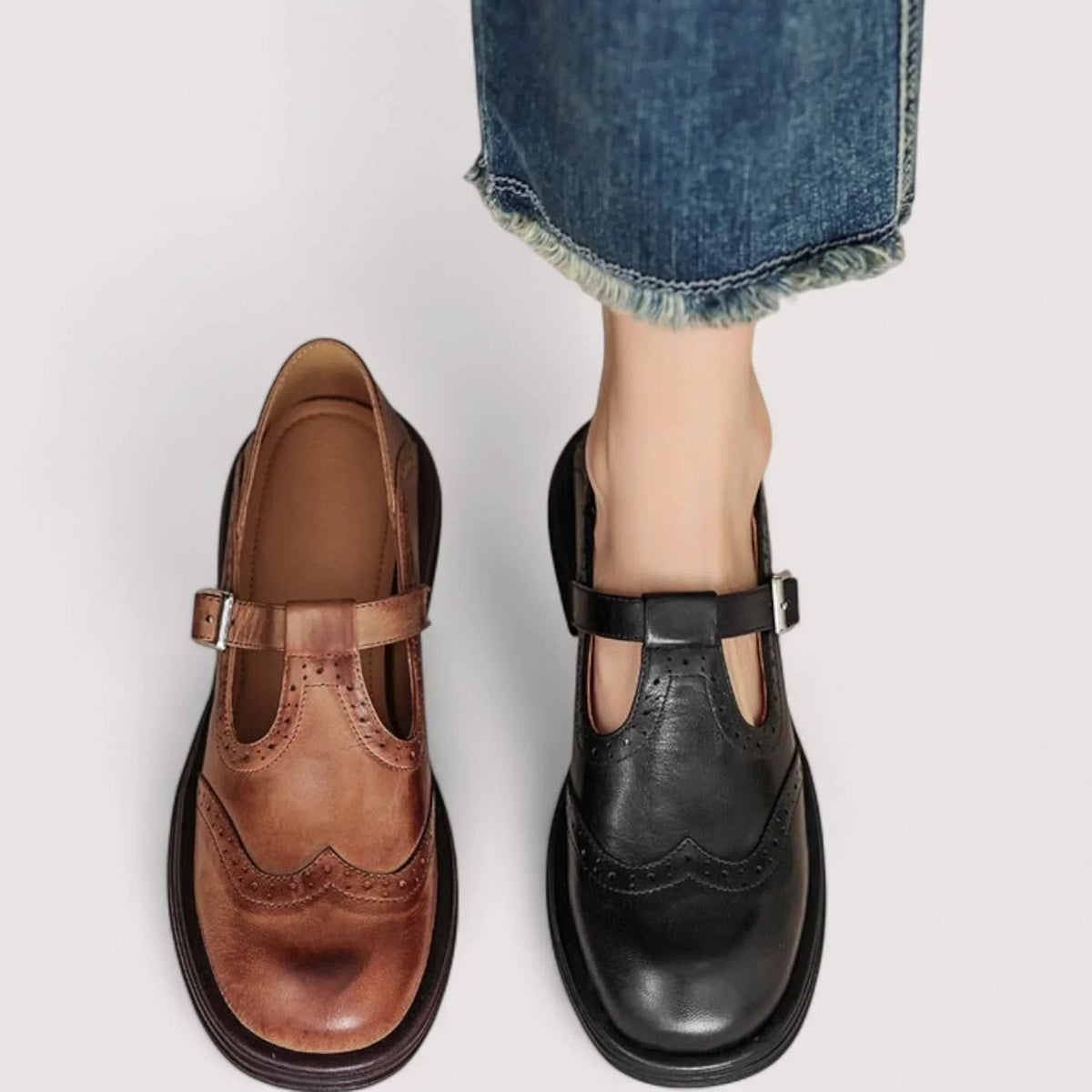 Women's Brogue Mary Jane Orthopedic Shoes | Livvy_6