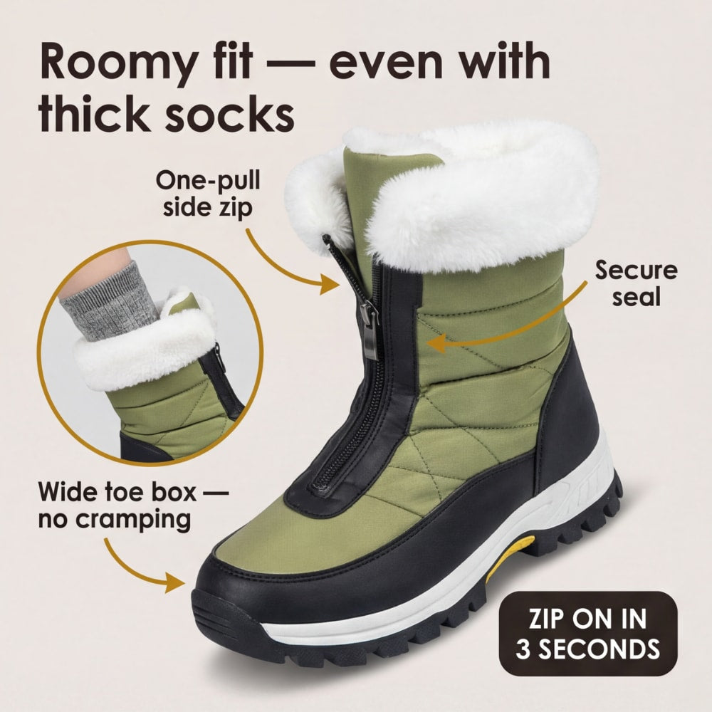 Women's Waterproof Fur Lined Winter Boots | Jane_8