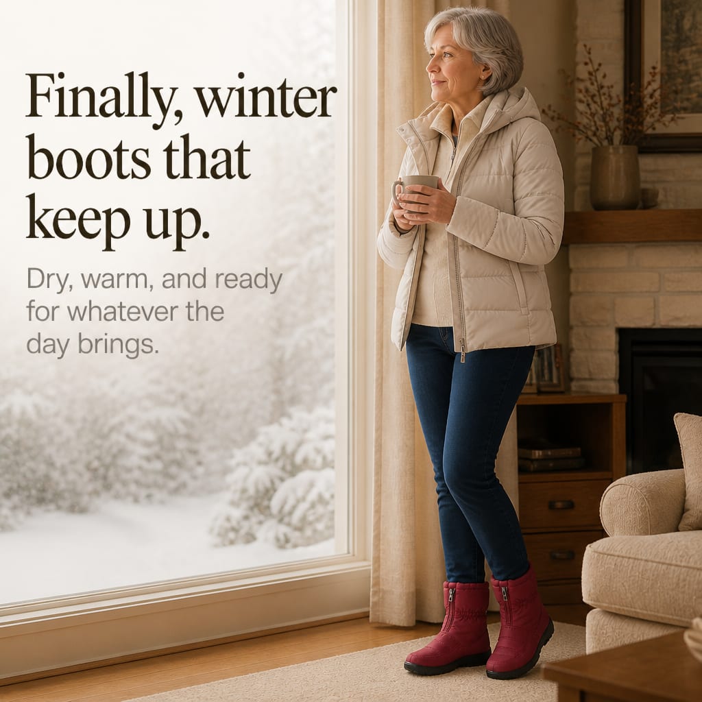 Women's Quilted Zip Up Snow Boots | Maeve_9