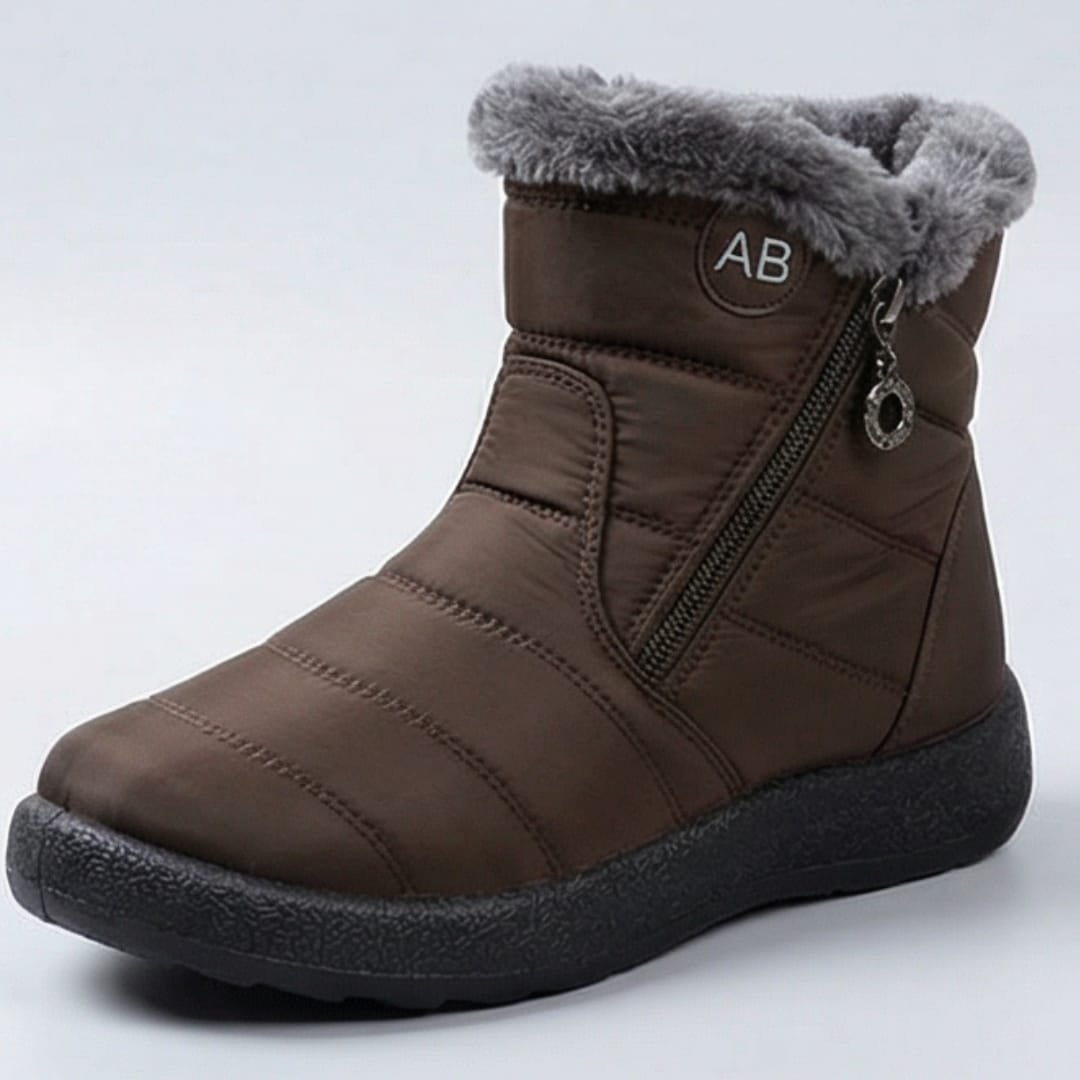 Women's Fur Lined Side Zip Winter Boots | Phoebe_12