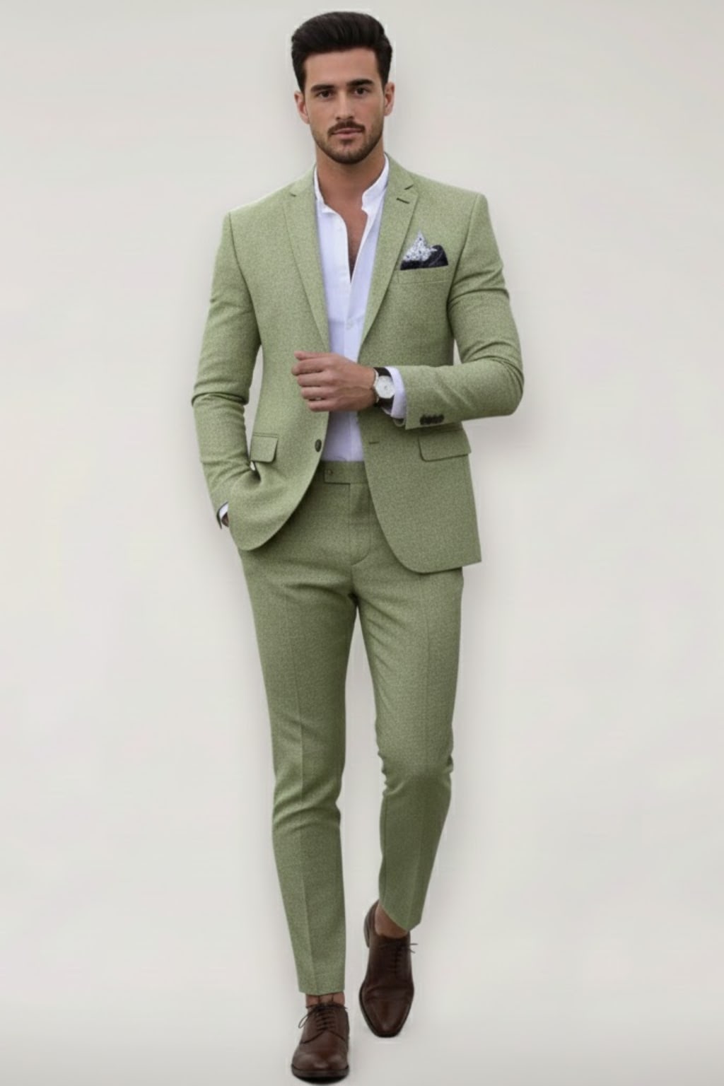 Men's Slim Fit Two-Piece Suit | Woody_2