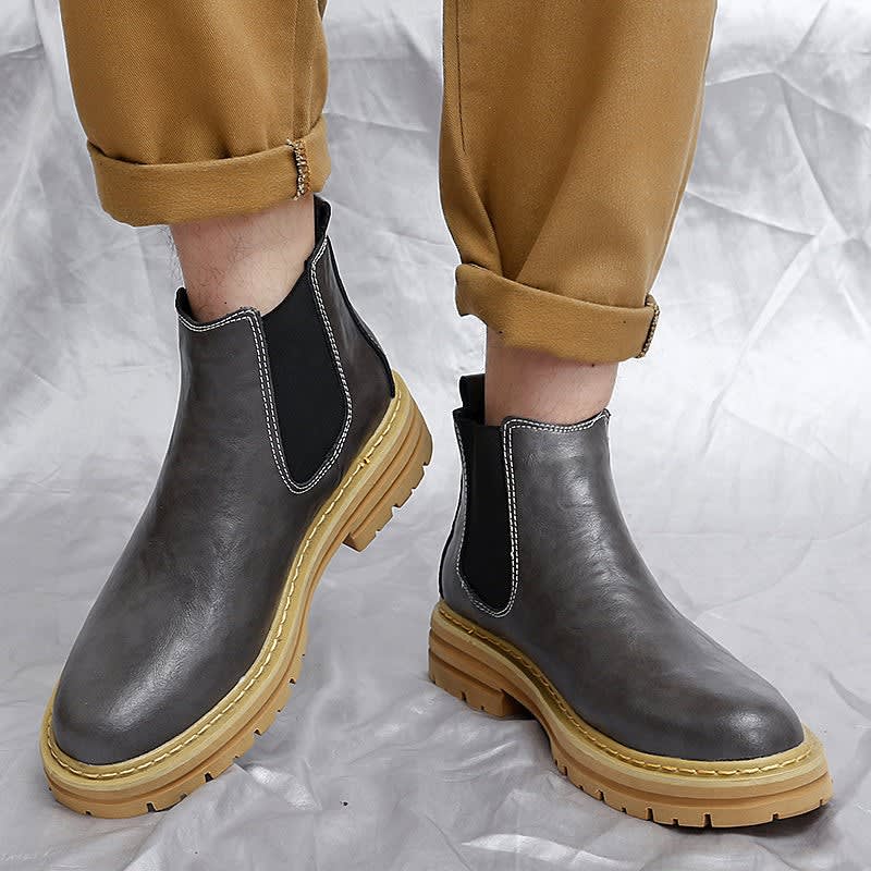 Men's Leather Chelsea Boots | Ian_9