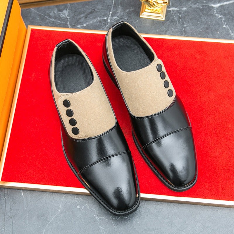 Men's Two Tone Leather Formal Shoes | Ainsley_12