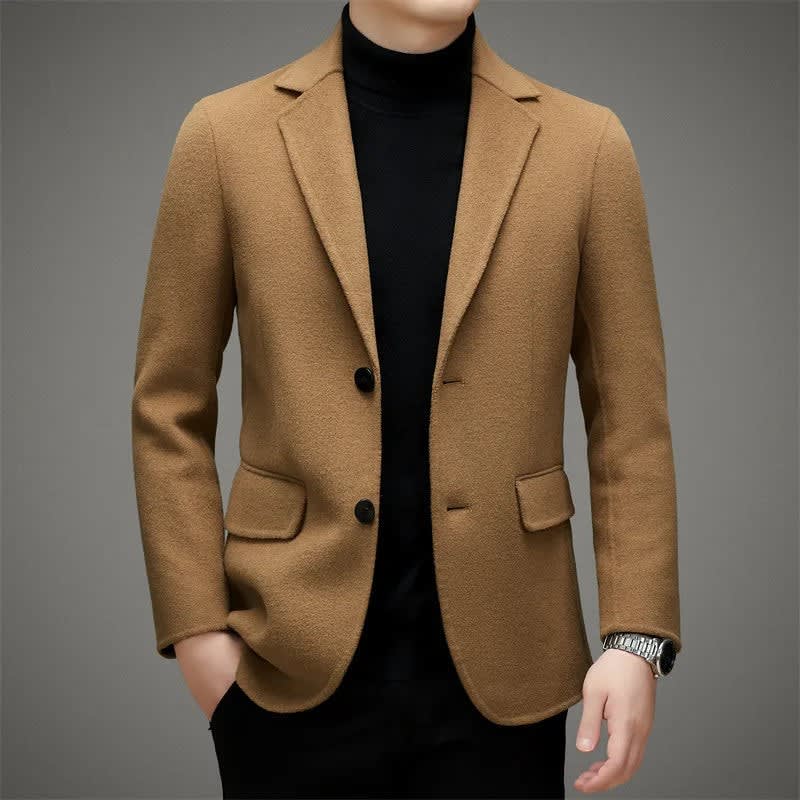 Men's Virgin Wool Overcoat with Removable Down Liner | Vaughn_2