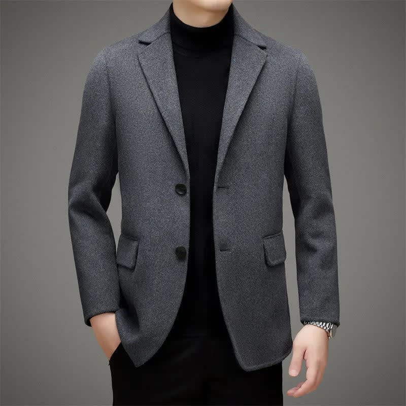 Men's Virgin Wool Overcoat with Removable Down Liner | Vaughn_6