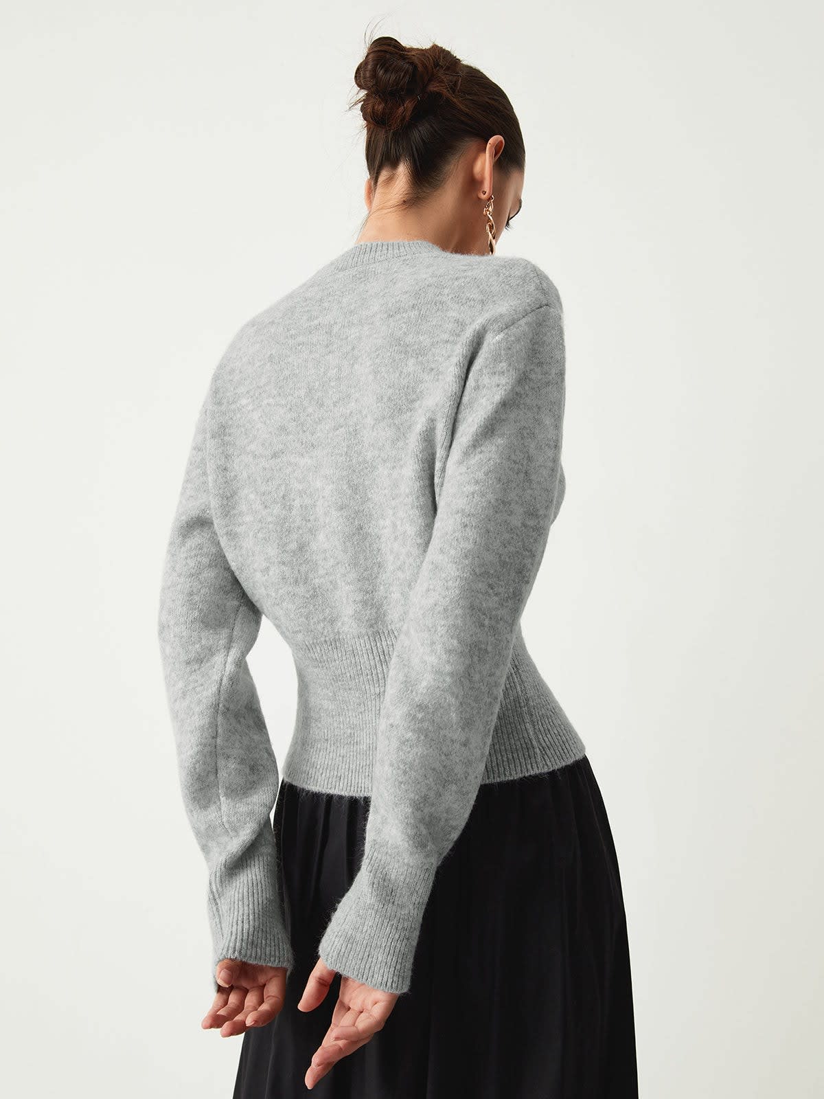 Women's Zip Hem Knit Jumper | Clemency_3