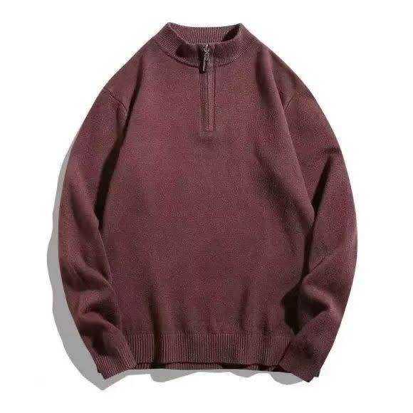 Men's Slim Fit Quarter Zip Jumper | Silas_10