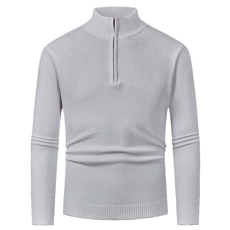 Men's Slim Fit Quarter Zip Jumper | Silas_15