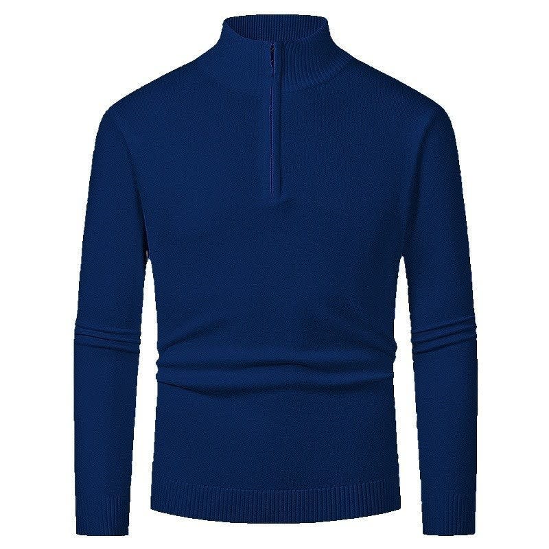 Men's Slim Fit Quarter Zip Jumper | Silas_16