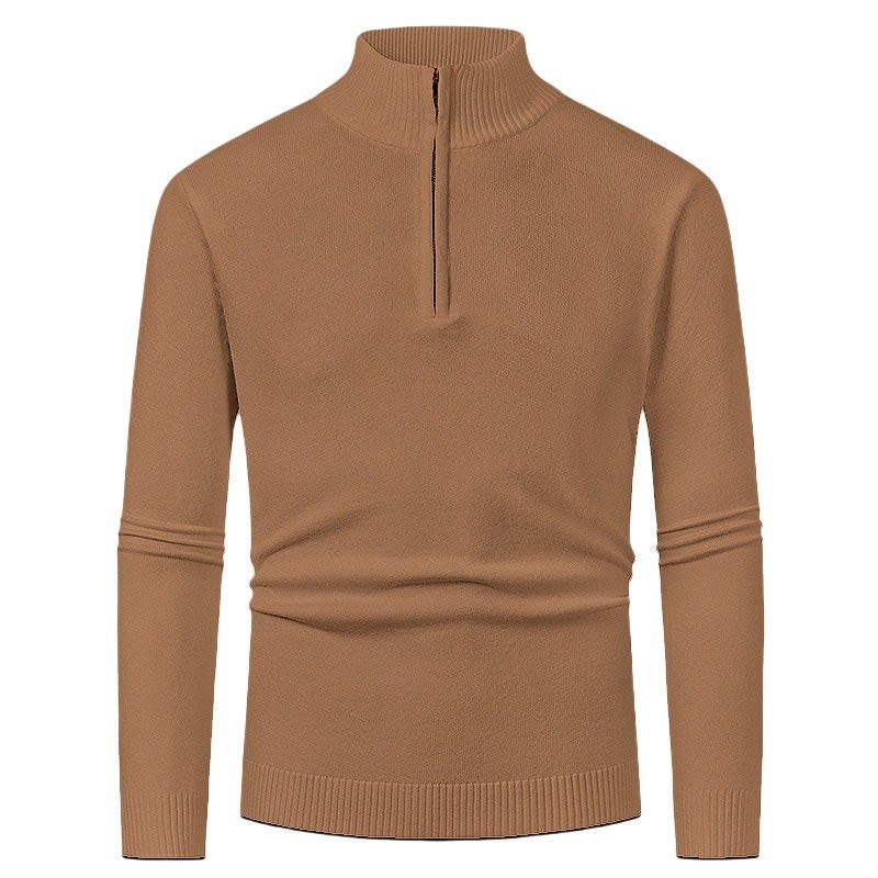 Men's Slim Fit Quarter Zip Jumper | Silas_8