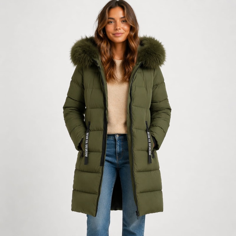Women's Insulated Hooded Parka | Fidelia_1