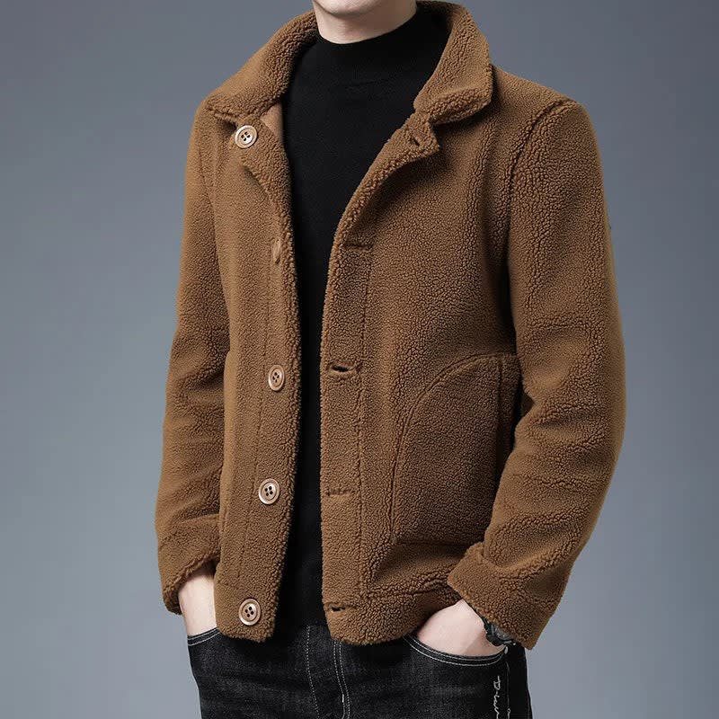 Men's Slim Fit Sherpa Jacket | Tobias_1
