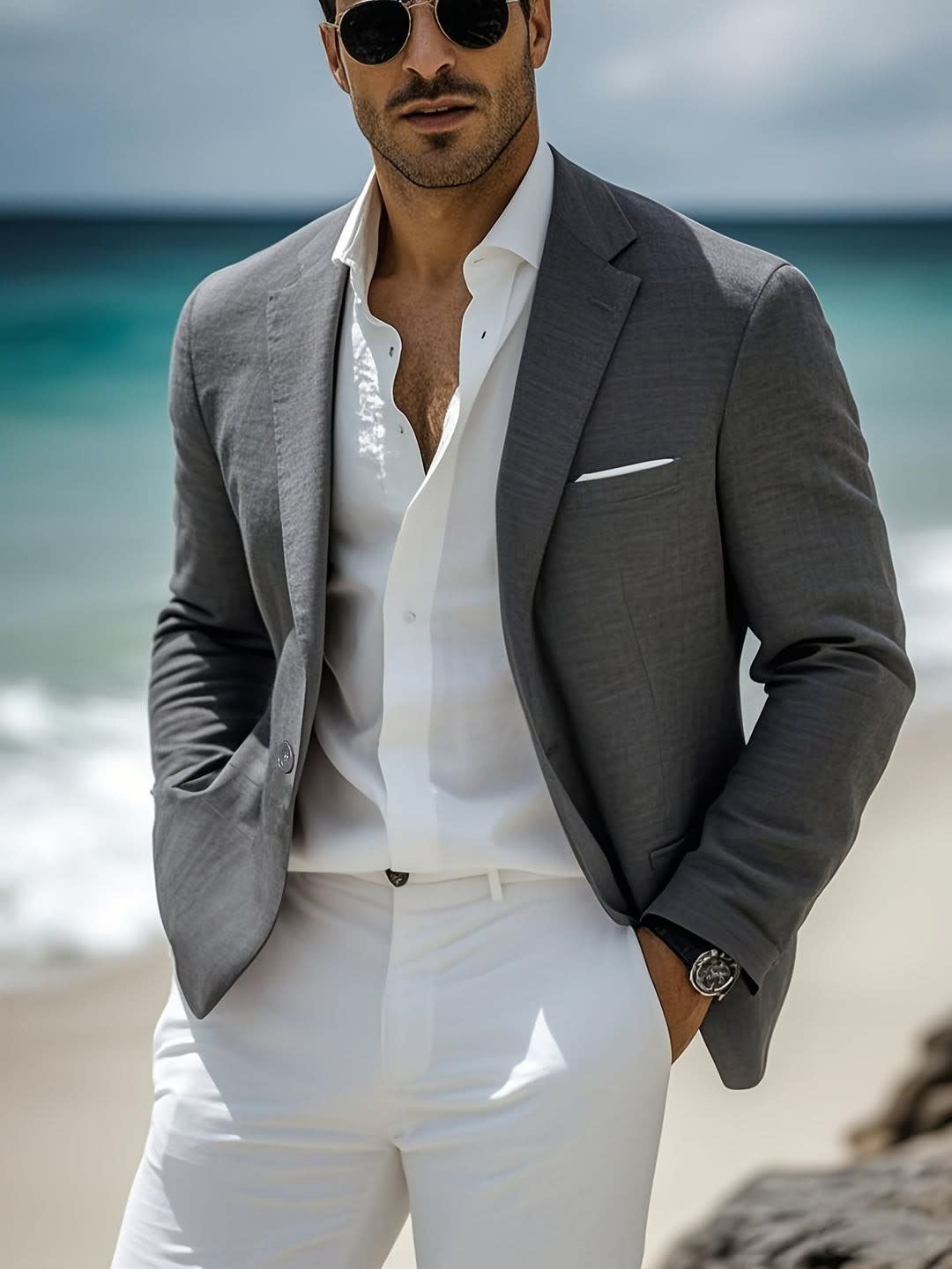 Men's Polyester Tailored Blazer | Ferdinand_5