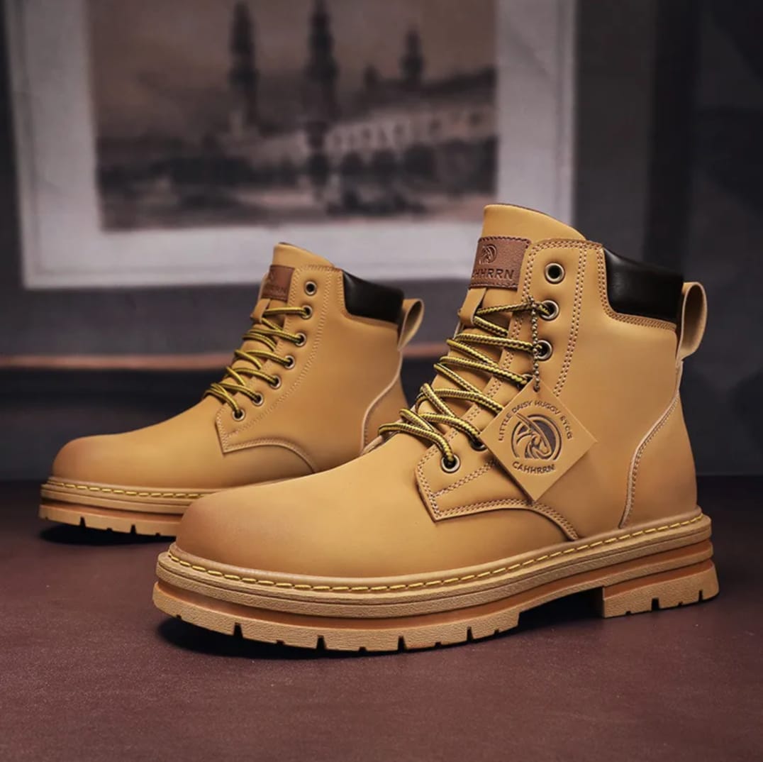 Men's Lace Up Chunky Sole Boots | Nathaniel_2