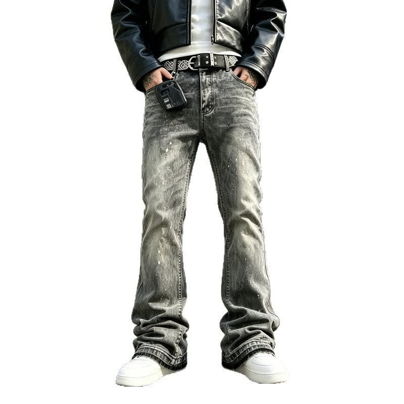 Men's Distressed Flared Jeans | Samuel_5