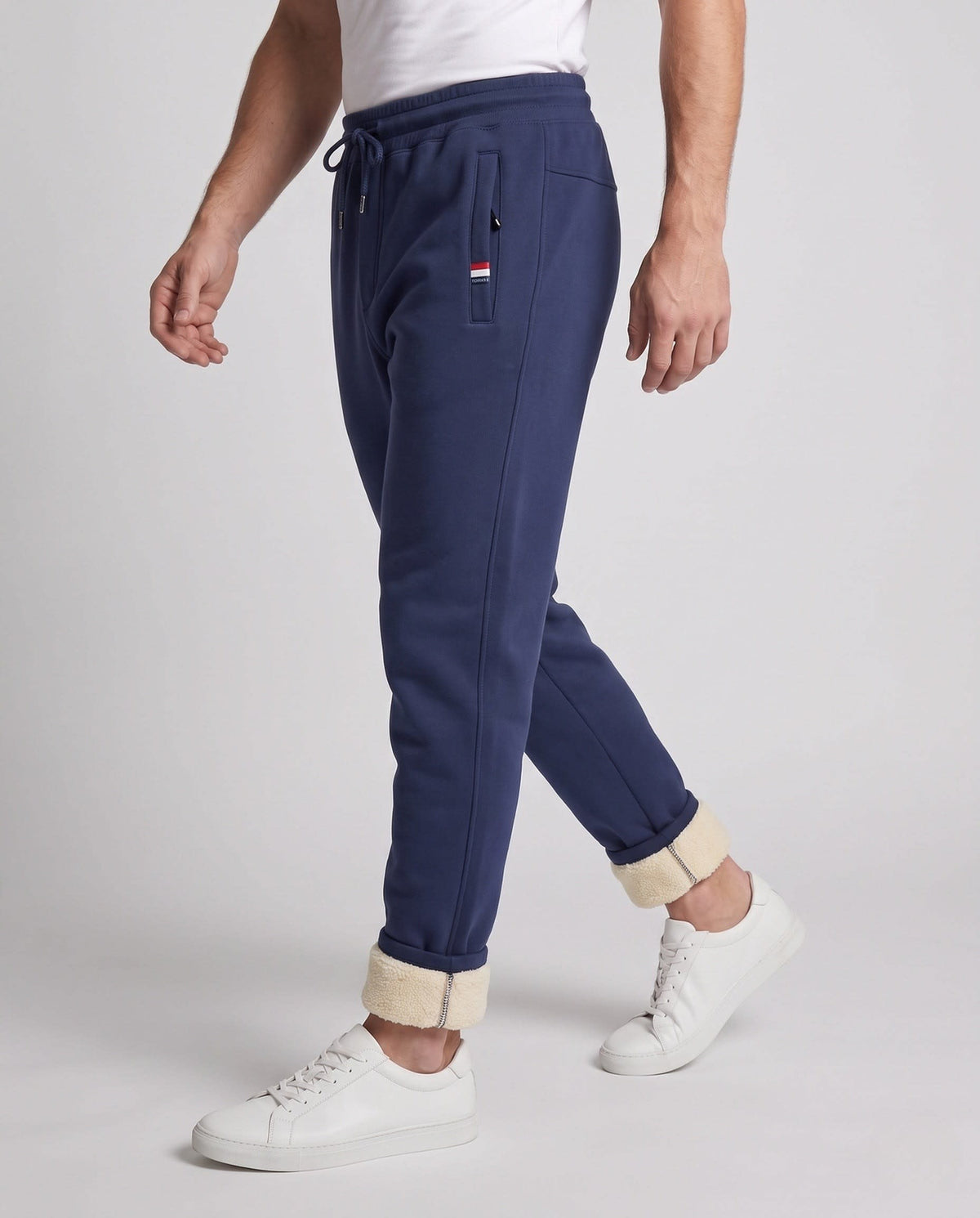 Men's Teddy Lined Fleece Joggers | Cameron_2