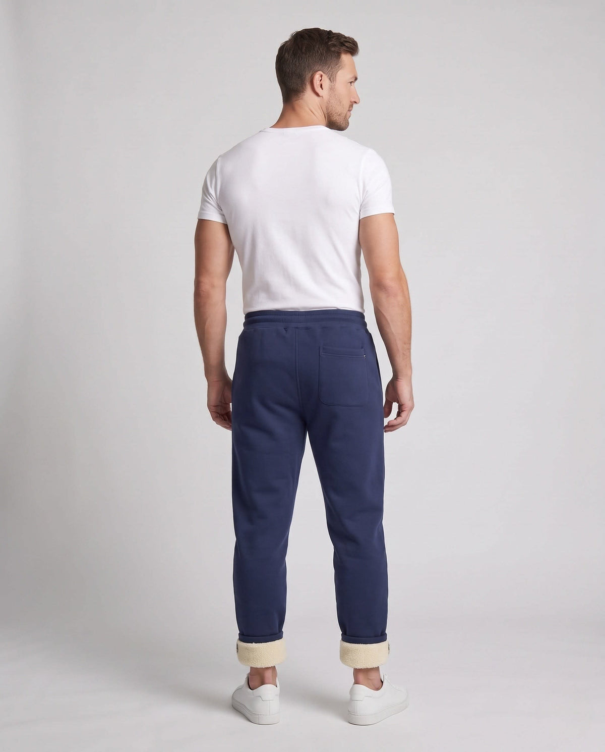 Men's Teddy Lined Fleece Joggers | Cameron_4