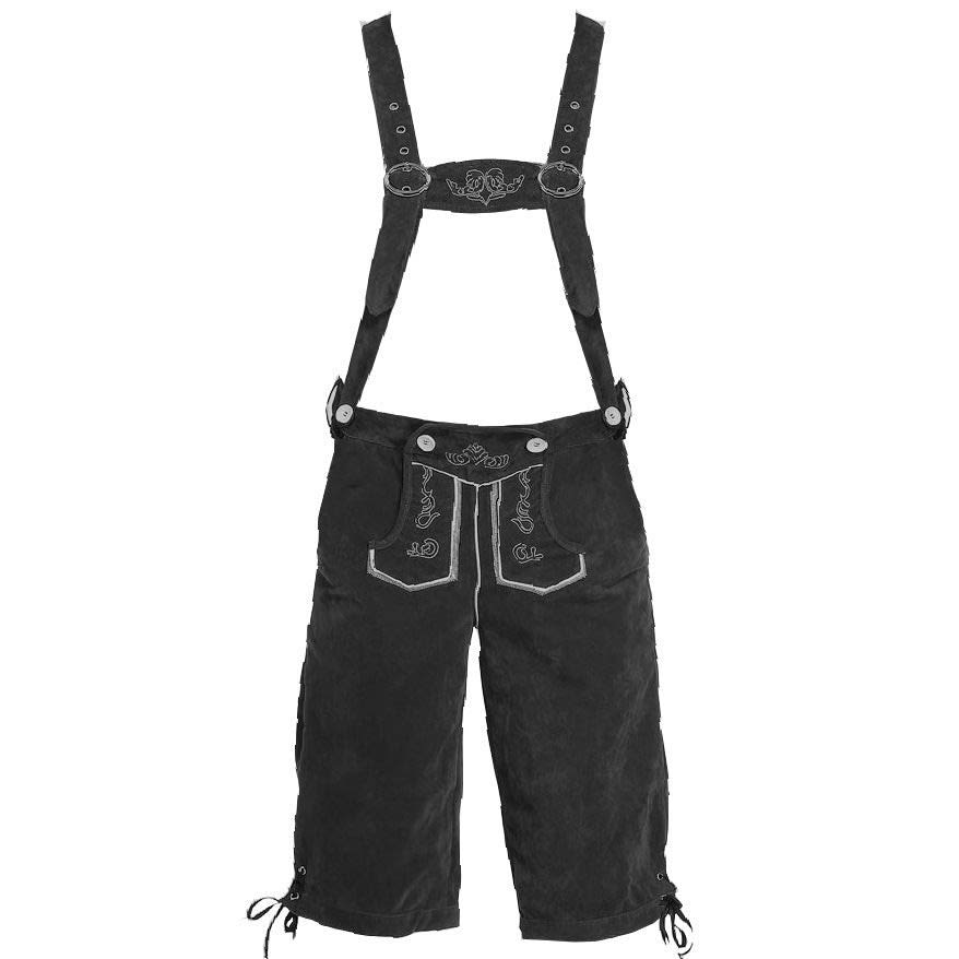 Men's Knee Length Lederhosen and Hat Set | Oswald_7
