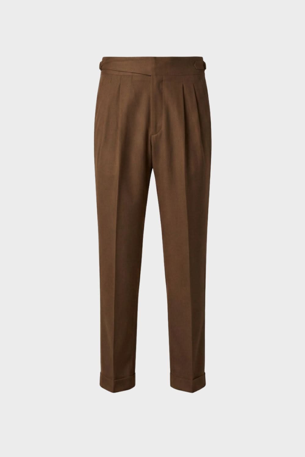 Men's High Waist Pleated Trousers | Reginald_5