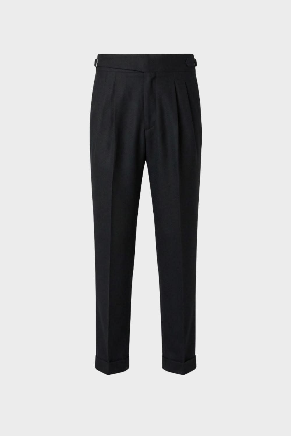 Men's High Waist Pleated Trousers | Reginald_6
