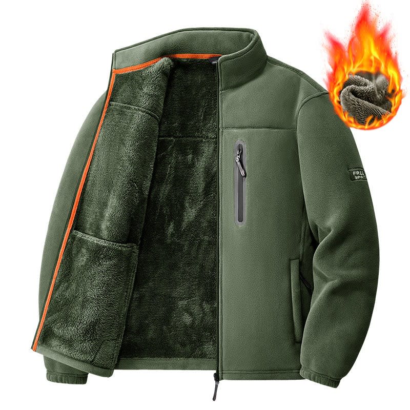 Men's Windproof Sherpa Fleece Jacket | Joshua_2