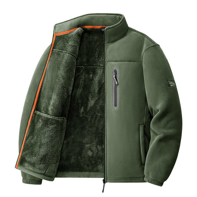 Men's Windproof Sherpa Fleece Jacket | Joshua_6