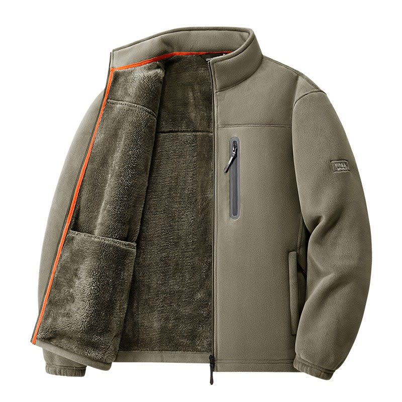 Men's Windproof Sherpa Fleece Jacket | Joshua_7