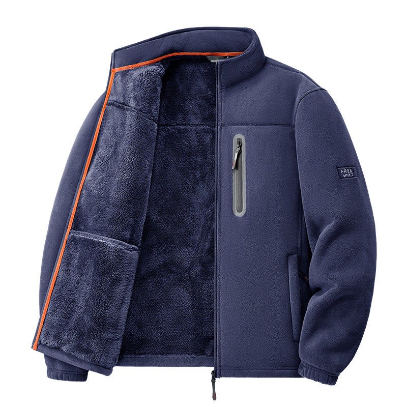 Men's Windproof Sherpa Fleece Jacket | Joshua_8