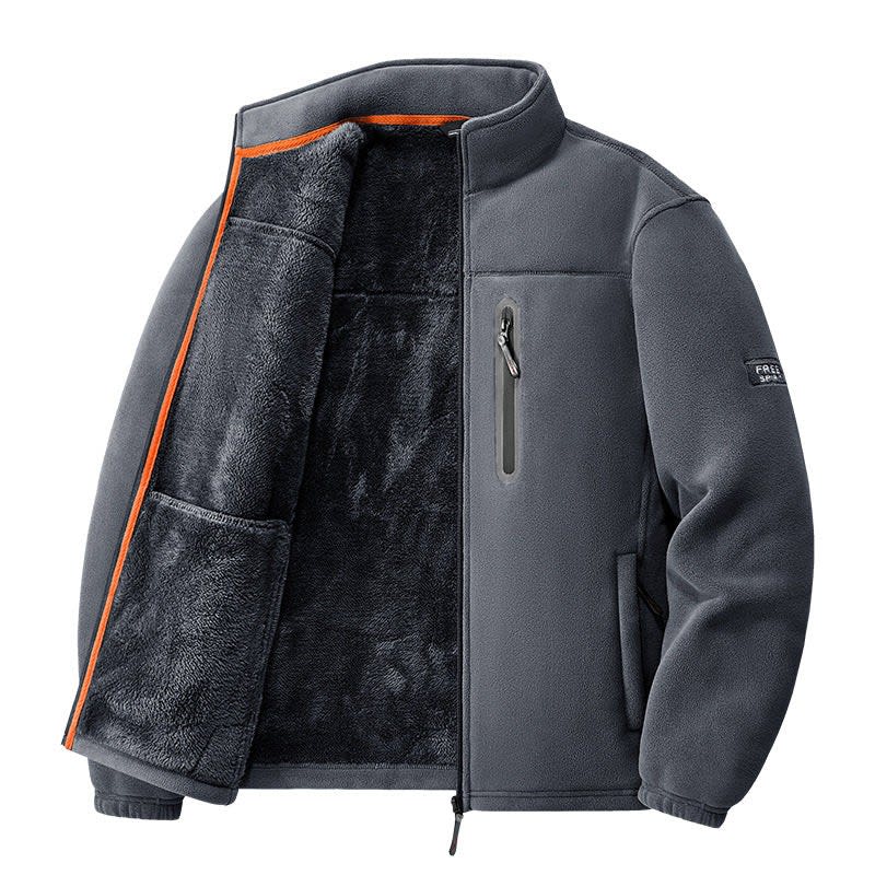 Men's Windproof Sherpa Fleece Jacket | Joshua_9