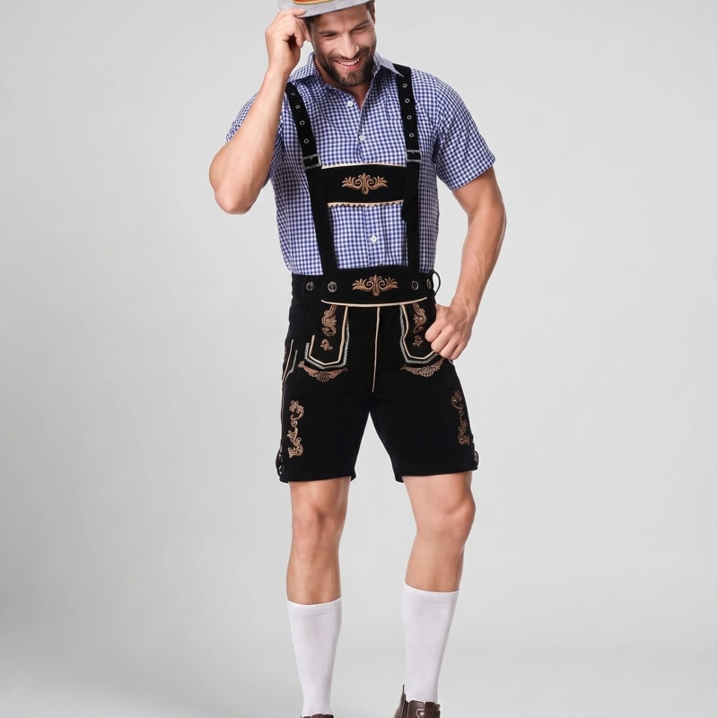 Men's Suede Oktoberfest Lederhosen | Albert_1