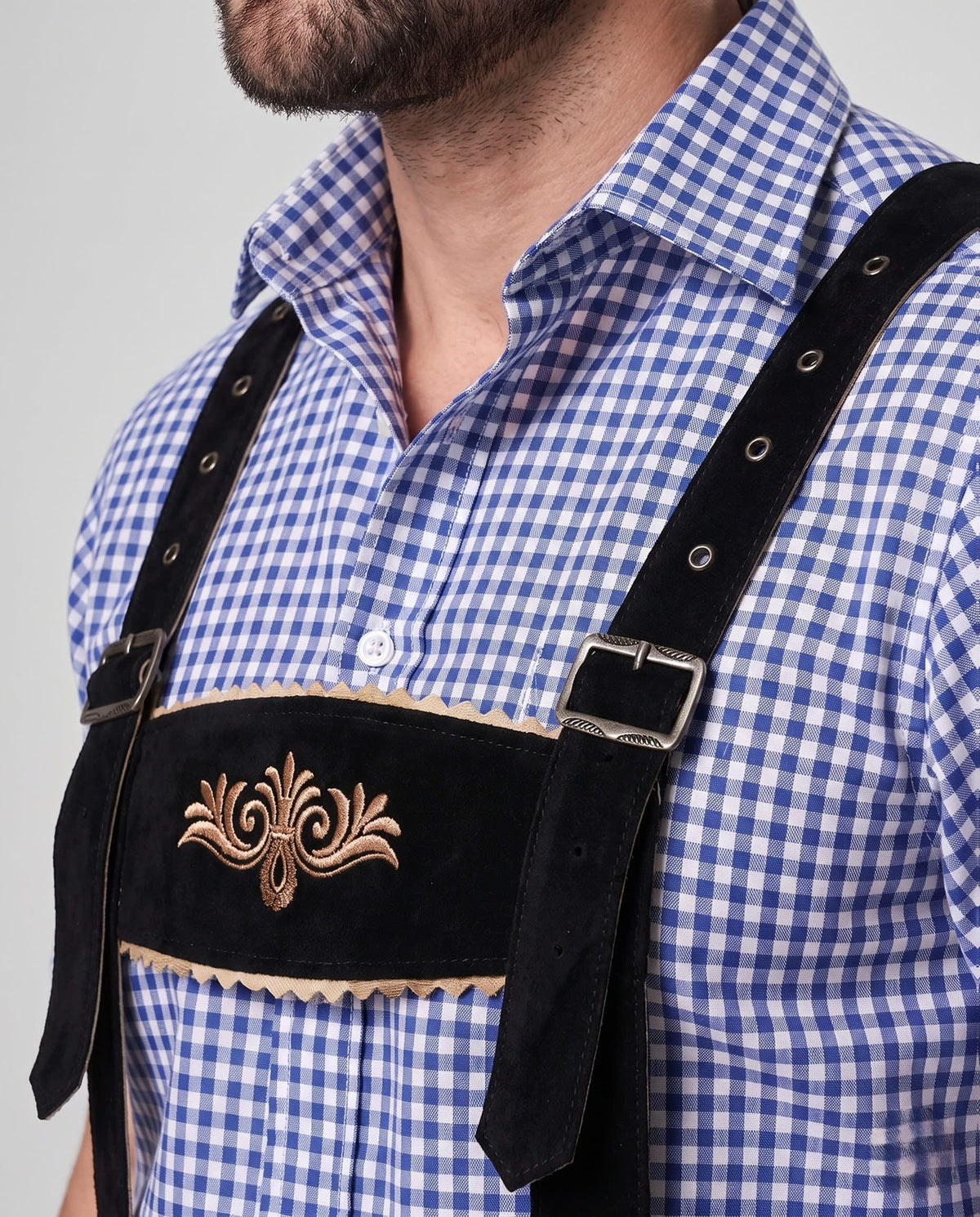 Men's Suede Oktoberfest Lederhosen | Albert_2