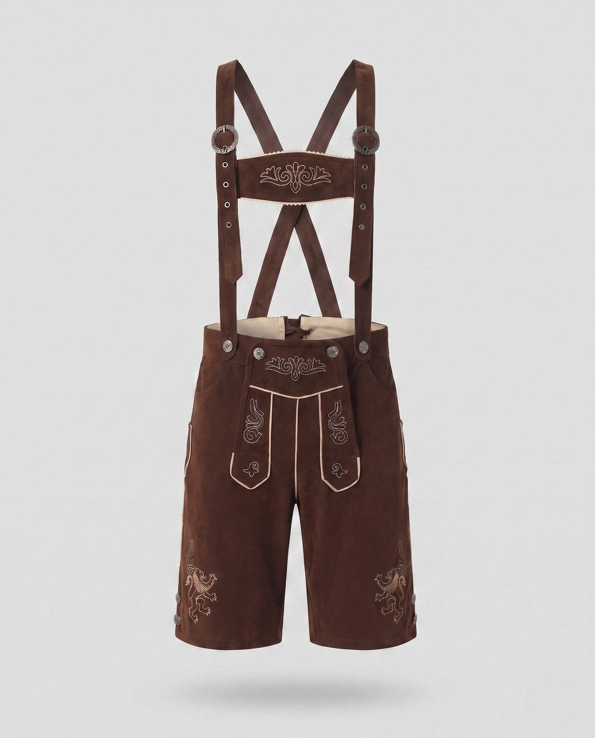 Men's Embroidered Suede Lederhosen | Randall_4