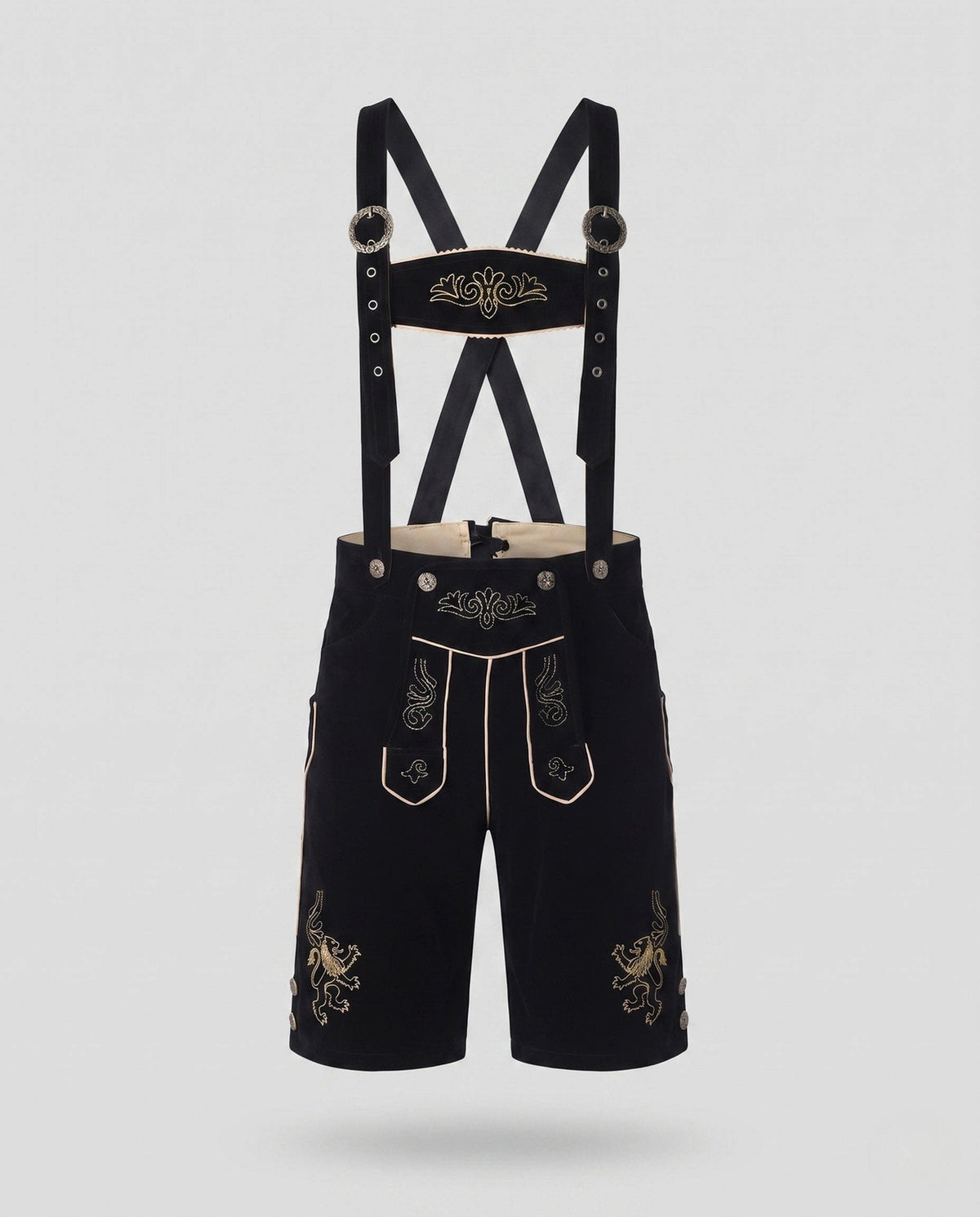 Men's Embroidered Suede Lederhosen | Randall_5